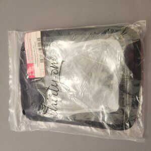 Thirty One Get Creative Rectangle Pouch - NWT - Charcoal Crosshatch